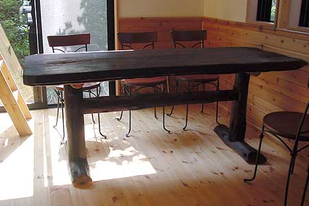 古材ダイニングテーブル
